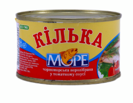 Кілька обсмажена, в томатному соусі МОРЕ, нерозібрана, 230 г